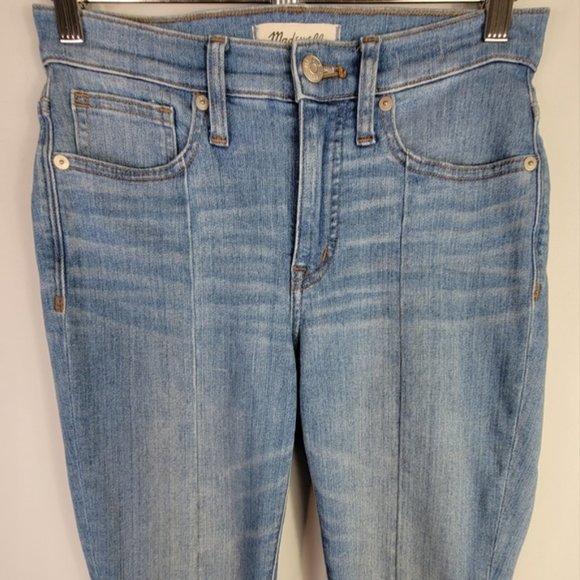 Madewell 9" High Rise Seamed Skinny Jean Step Hem 25 - Picture 3 of 10
